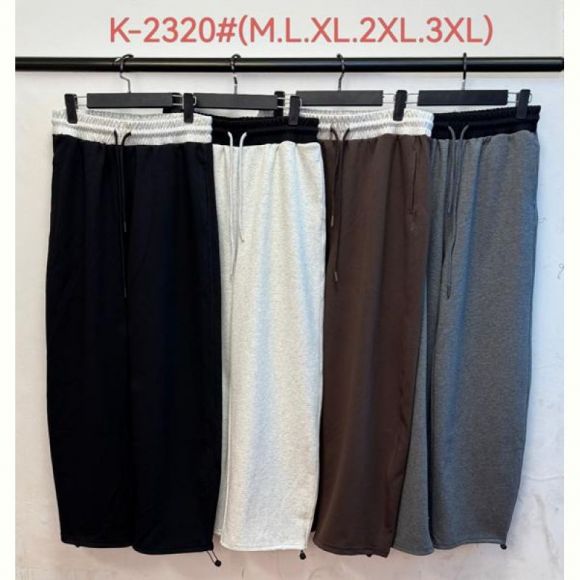 Штаны спорт Saint Wish K2320 l.grey