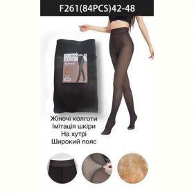 Колготы ALIA F261 black капрон/мех