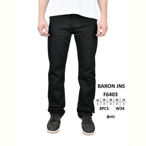 Джинсы Baron Jeans F6403 black Джинсы Baron Jeans F6403 black