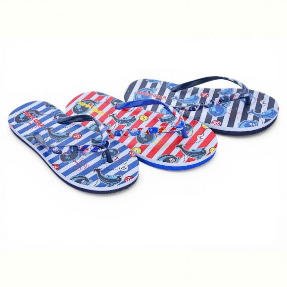 Шлепанцы JIBUKANG 01-2467 navy-red mix Шлепанцы JIBUKANG 01-2467 navy-red mix