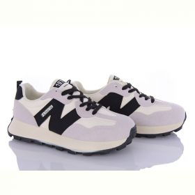 Кроссовки Violeta 170-19 beige-black