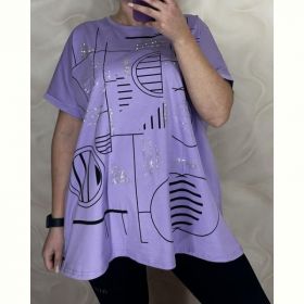 Футболка LeVisha 26008 lilac Футболка LeVisha 26008 lilac