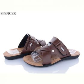 Шлепанцы Spencer 2402 коричневий