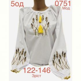 Вышиванка Надийка ND892-0751 white