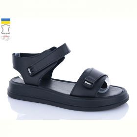 Босоножки Garti 0136 чорна шкіра