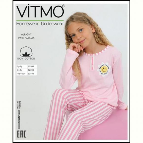 Пижама Disneyopt kids 92394 pink