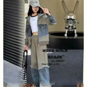 Костюм спорт Delfinka 98011 khaki