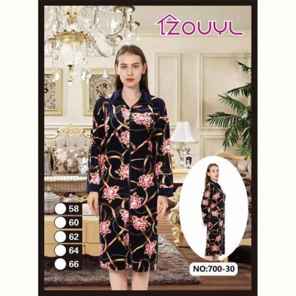 Халат Fili Wear 700-30 navy Халат Fili Wear 700-30 navy