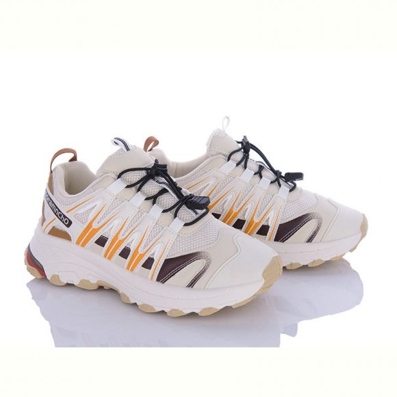 Кроссовки Violeta 197-148 khaki-orange