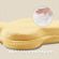Подушка ортопедическая детская BabyComfort PAPAELLA 27×22×3 см с эффектом памяти, в форме мишки желтая