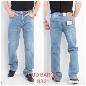 Джинсы God Baron 8321 l.blue