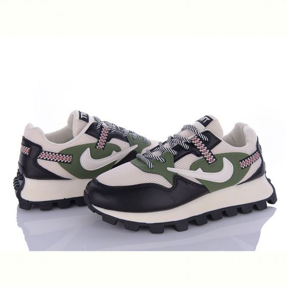 Кроссовки Violeta 81-3-81-32 beige-green