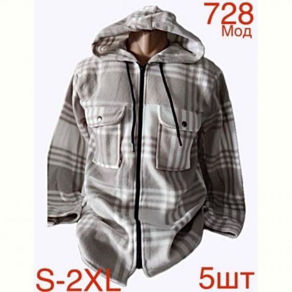 Рубашка Надийка ND23-728 l.grey