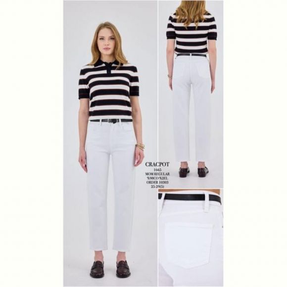Джинсы Maxim Jeans 1665 white