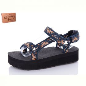 Босоножки Restime KWL24036 navy-sun