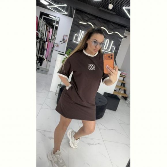 Платье LOVEKAN 1696 chocolate