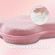 Подушка ортопедическая детская BabyComfort PAPAELLA 27×22×3 см с эффектом памяти, в форме мишки розовая