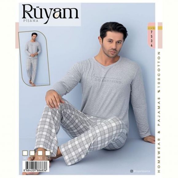 Пижама Vehuiah 7534 grey