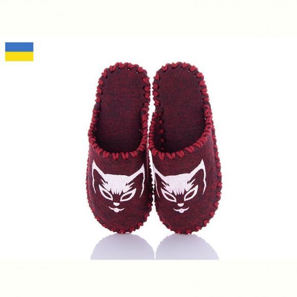Тапочки Vends 218W бордовий