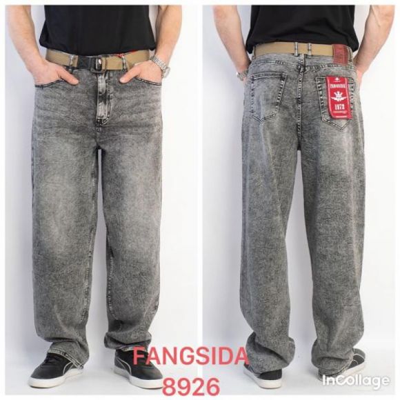 Джинсы Fangsida 8926 grey Джинсы Fangsida 8926 grey