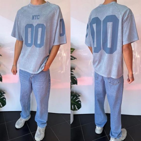 Футболка i8denim 1991 l.blue
