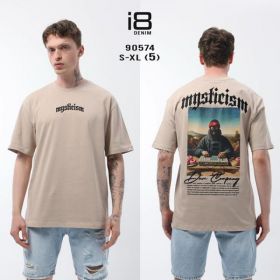 Футболка i8denim 90574 beige Футболка i8denim 90574 beige