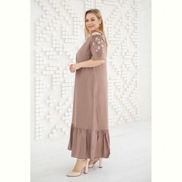 Платье Romeo life RL1012 beige Платье Romeo life RL1012 beige