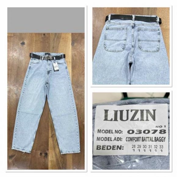 Джинсы Maxim Jeans 03078-1 l.blue