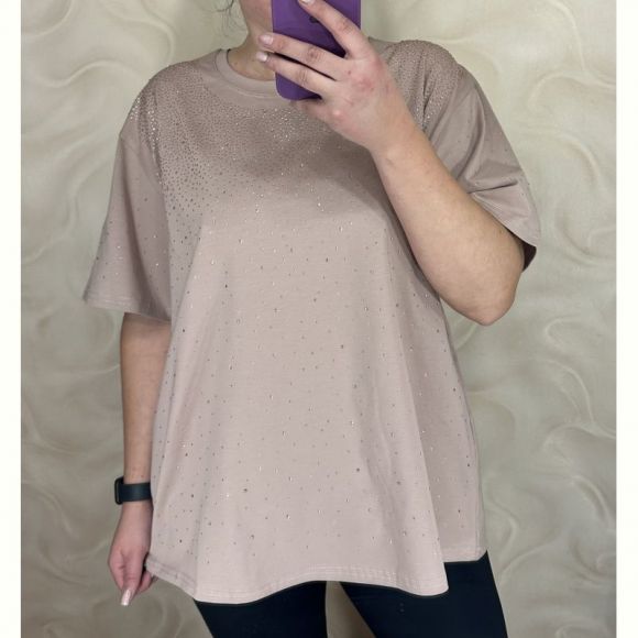 Футболка LeVisha 26002 beige Футболка LeVisha 26002 beige