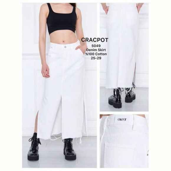 Юбка Maxim Jeans 5049 white