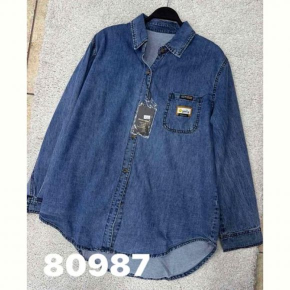 Рубашка DIVO 80987 blue