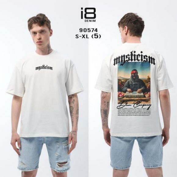 Футболка i8denim 90574 white Футболка i8denim 90574 white
