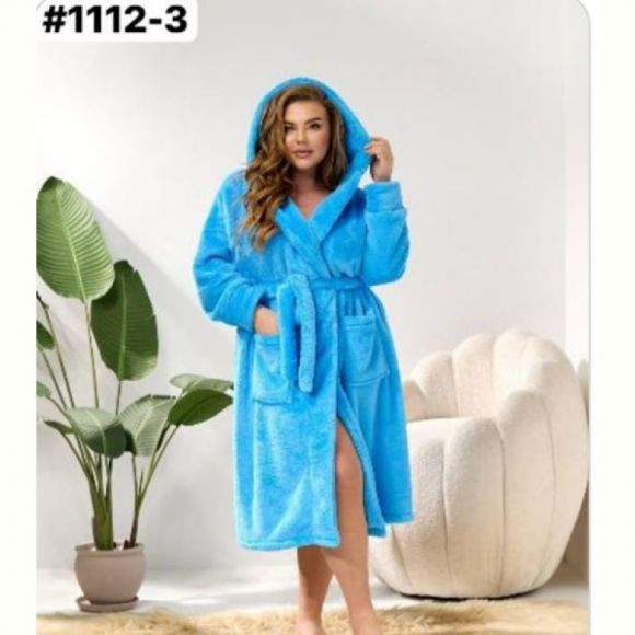 Халат Romeo life 1112-3 l.blue Халат Romeo life 1112-3 l.blue