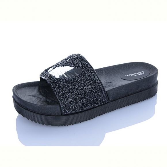 Шлепанцы Super Gear 01-752 black Шлепанцы Super Gear 01-752 black