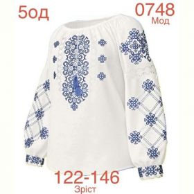 Вышиванка Надийка ND887-0748 white