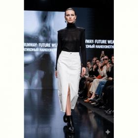 Юбка Maxim Jeans 5055 white Юбка Maxim Jeans 5055 white