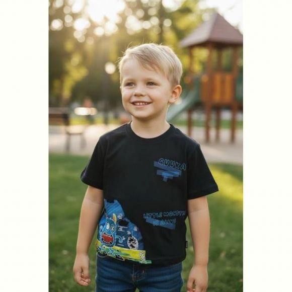Футболка Delfinka 6036 black