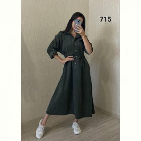 Платье FSN 715-1 khaki Платье FSN 715-1 khaki