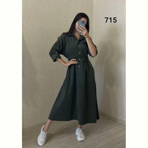 Платье FSN 715-1 khaki