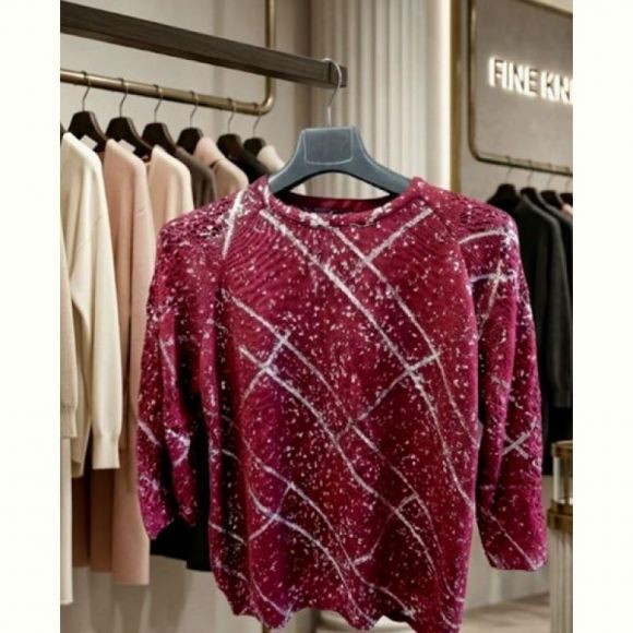 Свитер Julia JL1049 wine Свитер Julia JL1049 wine
