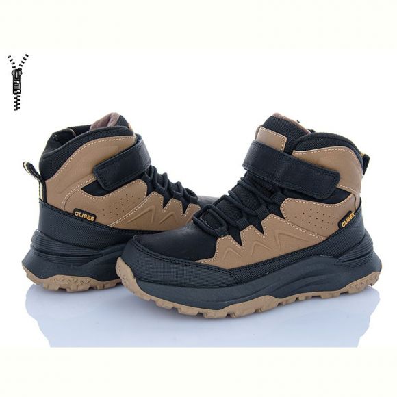 Ботинки Clibee KC598 khaki-black