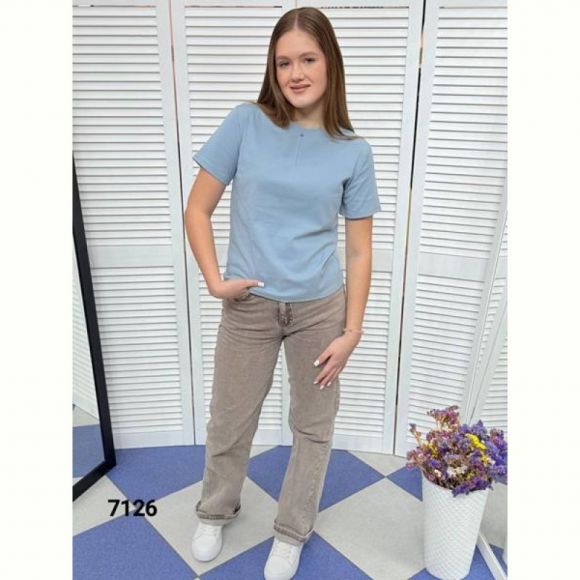 Футболка MMC clothes 7126 l.blue Футболка MMC clothes 7126 l.blue