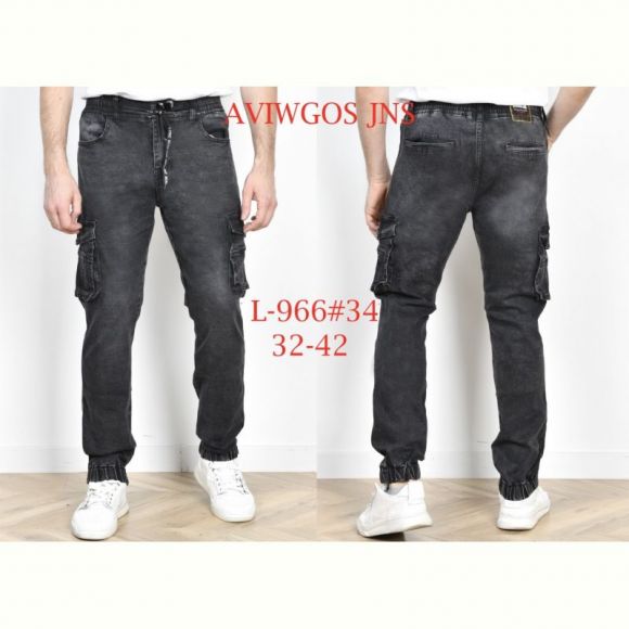 Джинсы God Baron L-966 black