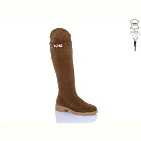 Сапоги Sali 2227-1 коричневий беж-п.демі
