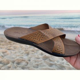 Шлепанцы Malibu MKD2380 camel Шлепанцы Malibu MKD2380 camel