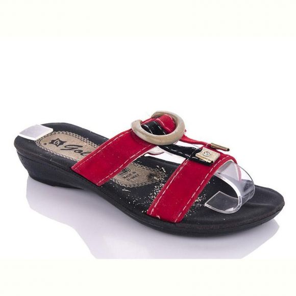 Шлепанцы Malibu Agolden red