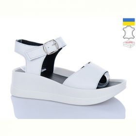 Босоножки Garti 0179 білий шкіра