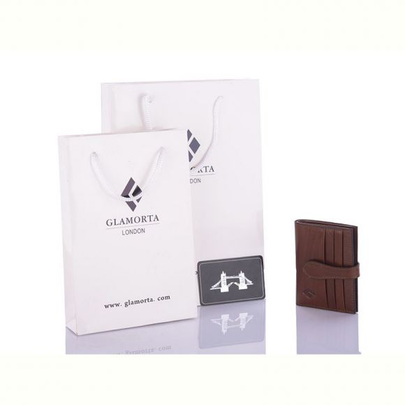 Визитница Glamorta DV01-10 brown Визитница Glamorta DV01-10 brown