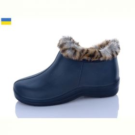 Галоши Lenase D33 хутро синій