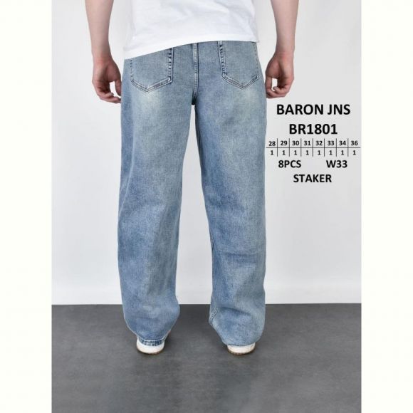 Джинсы God Baron BR1801 l.blue